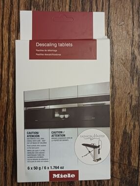 Miele Descaling Tablets for Coffee Machines Steam Ovens Ranges 6 x 50g New Other